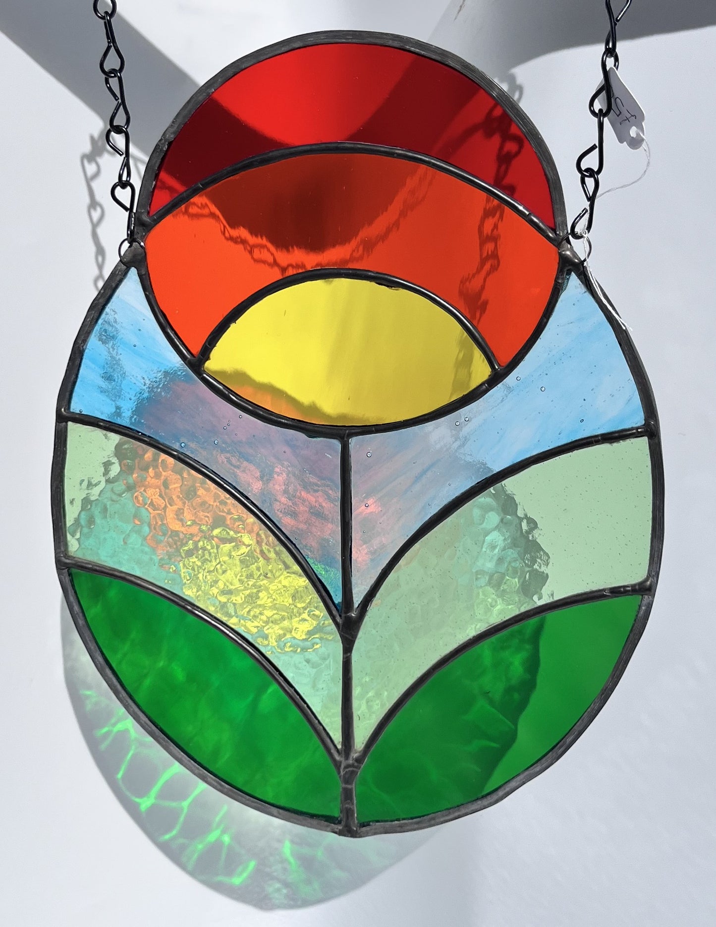 Art Deco Tulip hanging sun catcher